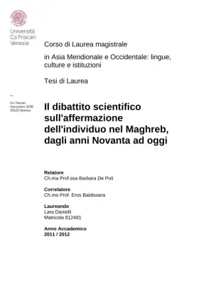 L'affermazione dell'individuo nel Maghreb: un'analisi critica