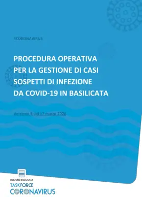 Procedura Operativa per la Gestione di Casi Sospetti di Infezione da COVID-19 in Basilicata