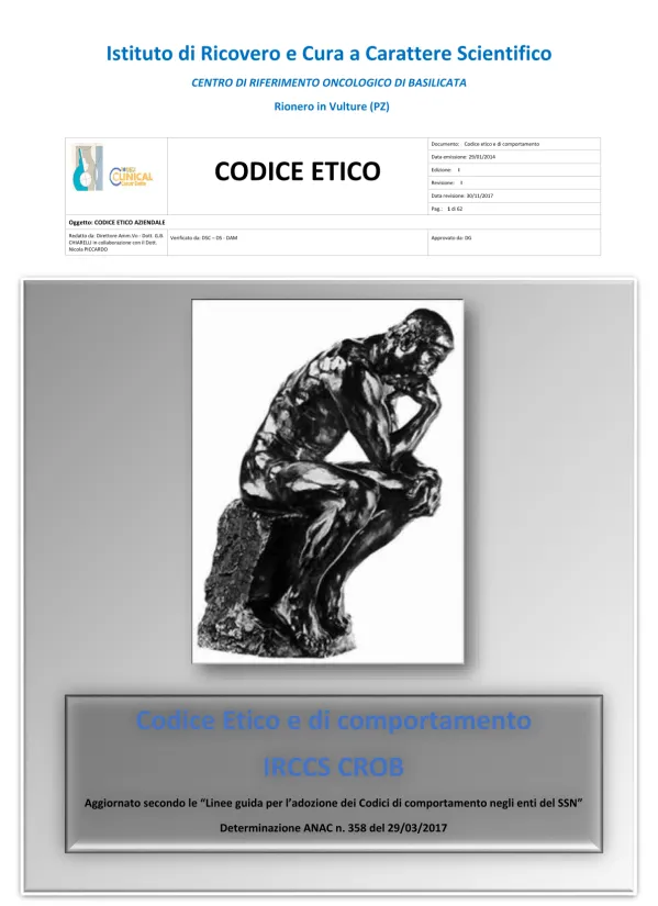 CODICE ETICO