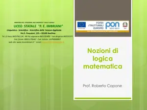 Logica Matematica: Nozioni Base