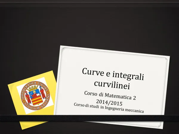 Curve e integrali curvilinei (pdf) - 1.36 MB