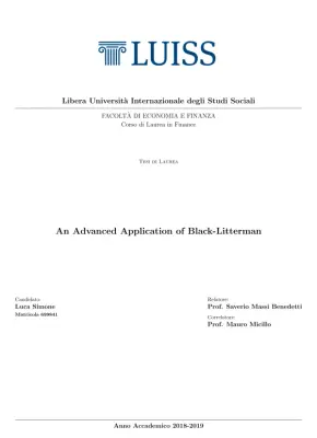 An Advanced Application of the Black-Litterman Model in Portfolio Construction