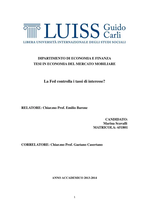 La Fed controlla i tassi di interesse?