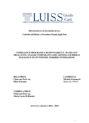 Compliance: Italia vs USA