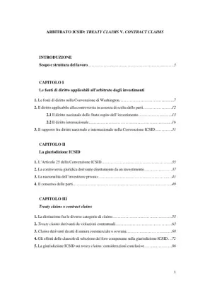 Arbitrato ICSID: Treaty e Contract Claims