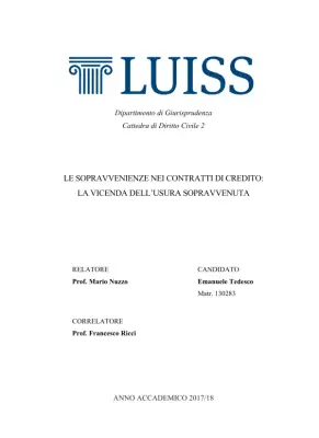 Usura Sopravvenuta: Rimedi