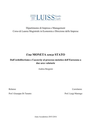 Eurozona: Due Monete?