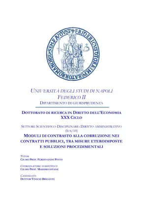 Moduli di contrasto alla corruzione nei contratti pubblici: tra misure eteroimposte e soluzioni procedimentali