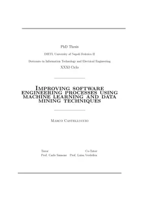 Improving Software Engineering Processes using Machine Learning and Data Mining Techniques