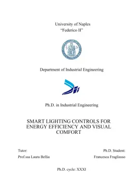 Smart Lighting Controls for Energy Efficiency and Visual Comfort