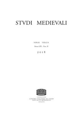 Studi Medievali - Anno LIX - Fasc. II