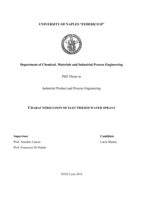 Characterization of Electrified Water Sprays